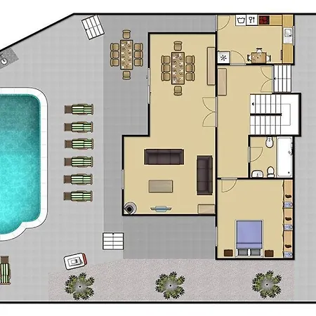 Sleeps 8 Pool Air Con Wifi * Nerja